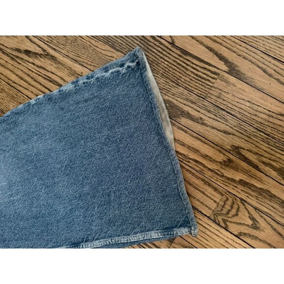 Rag & Bone Miramar Terry Sofie Wide Leg Pant Sweatpant Jeans in Antonia Blue 32 - Picture 5 of 8